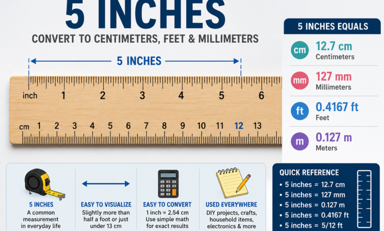 5 Inches