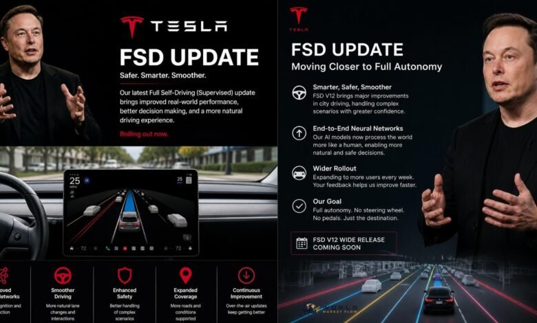 elon musk tesla fsd update