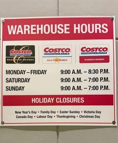 costco hours